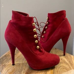 Steve Madden Red Boots